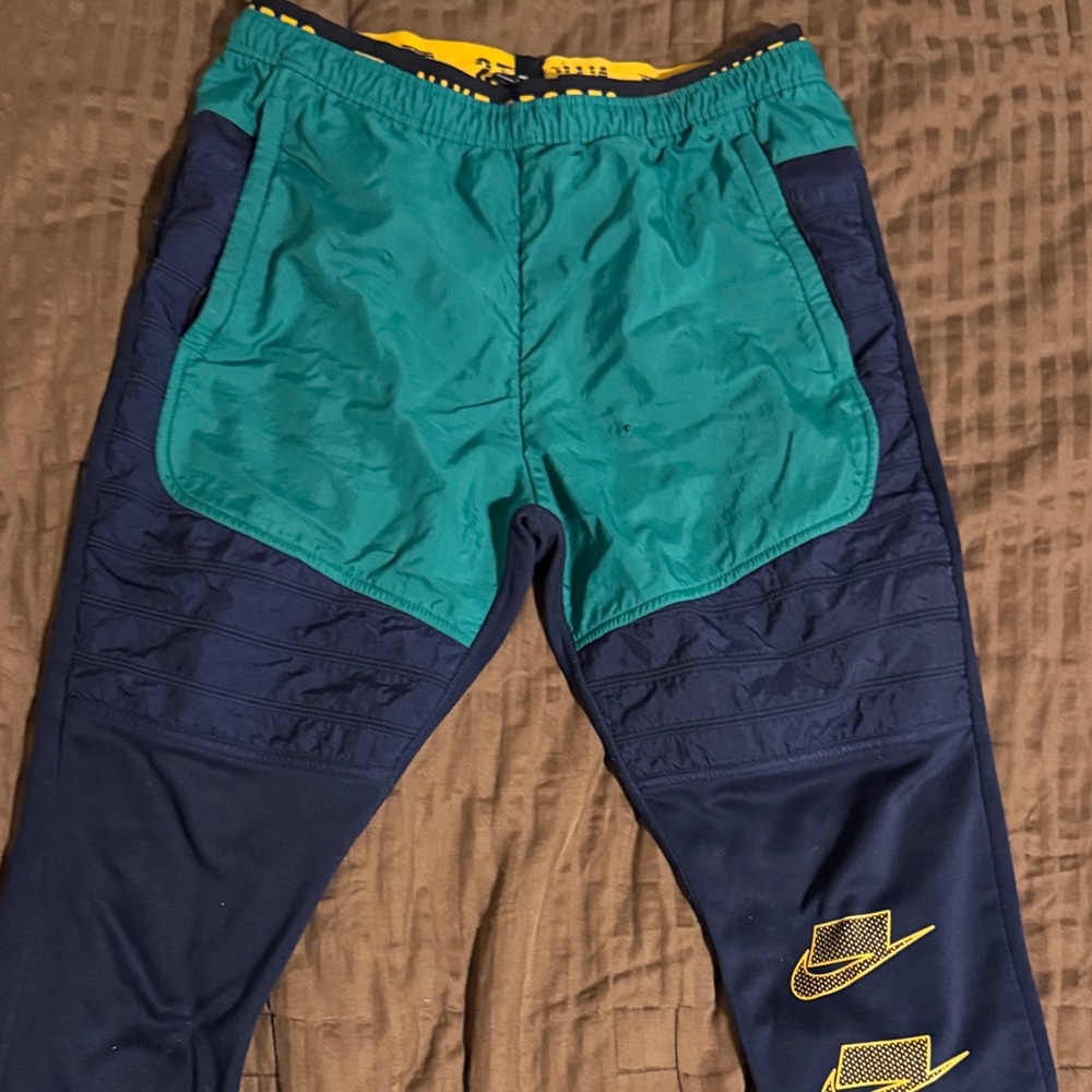 Nike Teal and Navy Sweatpants